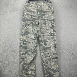 USAF Desert Digital Camo Pants Mens 32R Green Tiger Stripe Cargo Military Work